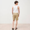 Bermuda vert olive homme
