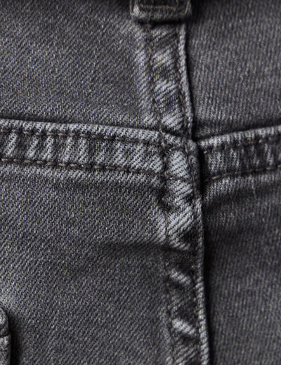 Jeans slim 5 poches denim gris homme