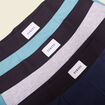Lot 3 boxers bleu pétrole homme