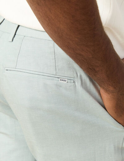 Pantalon chino vert clair homme