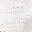 Chemise cintr&eacute;e en coton manches longues blanc homme