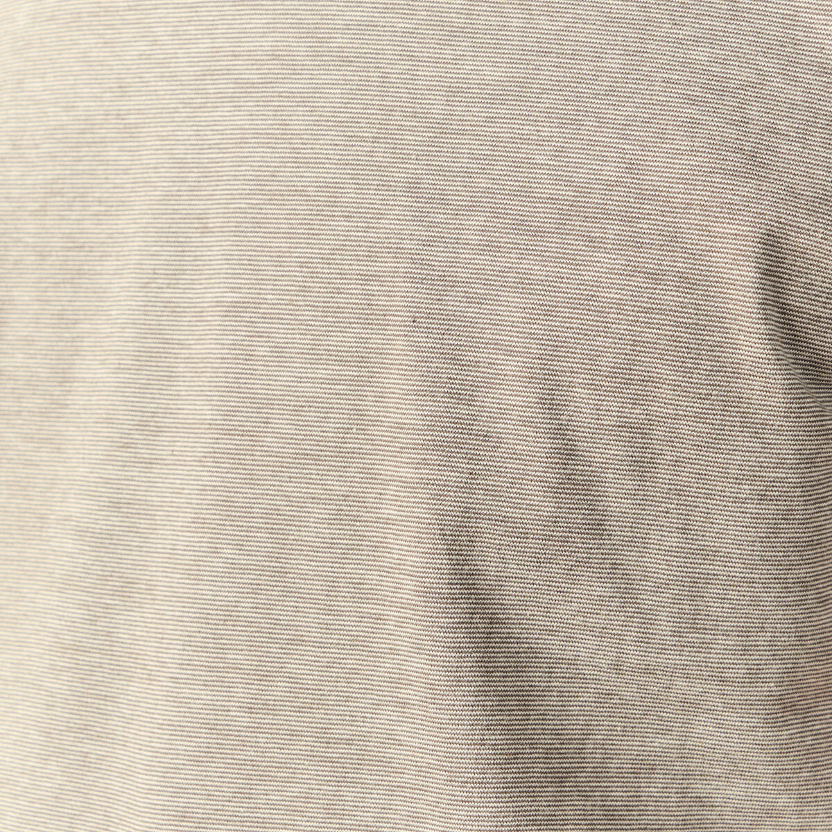 T-shirt cintr&eacute; col rond manches courtes taupe homme
