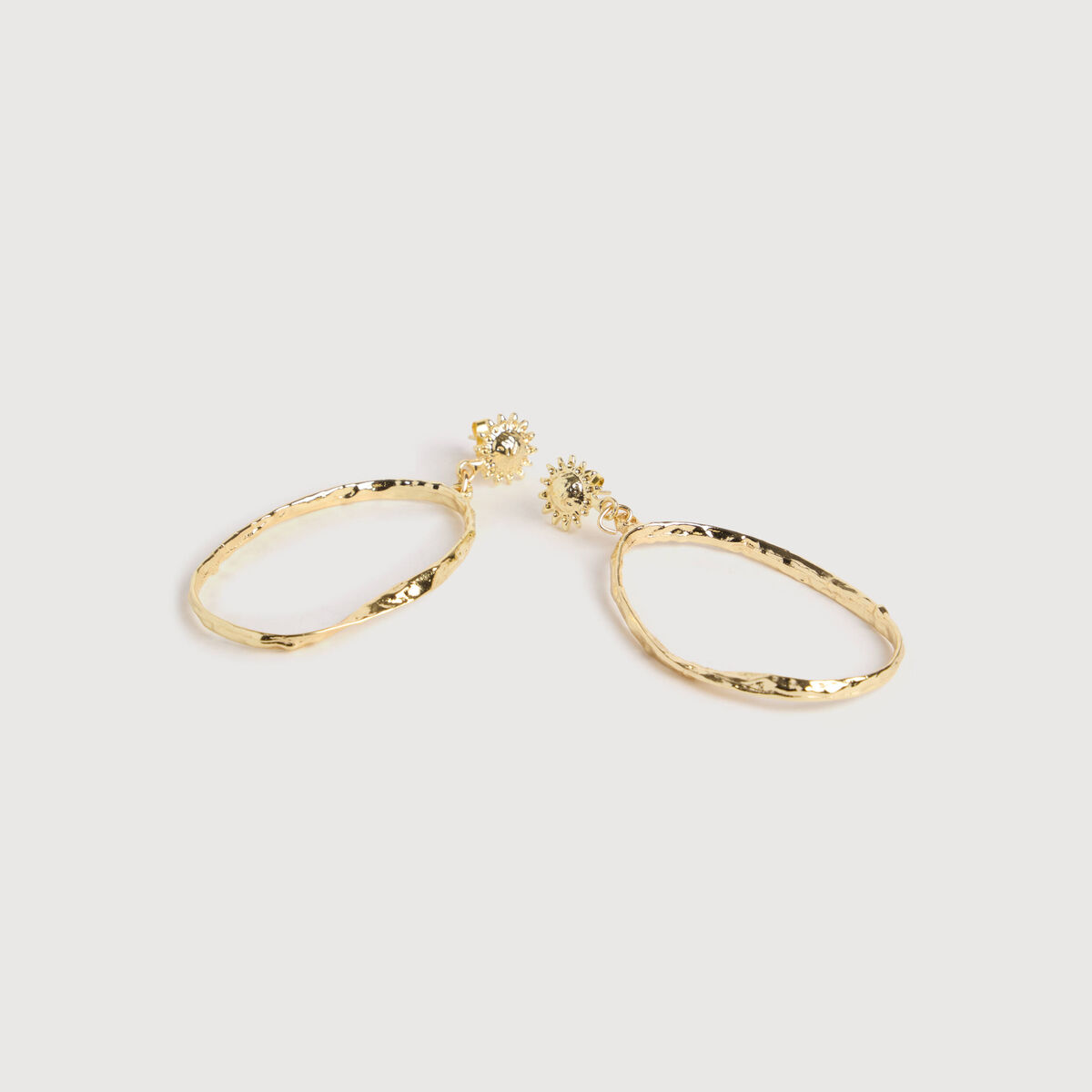 Boucles d'oreilles couleur or femme