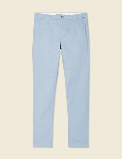 Pantalon slim Instinct chino bleu gris homme
