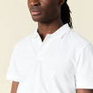 Polo éco-responsable blanc homme