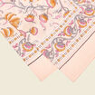 Foulard rose femme