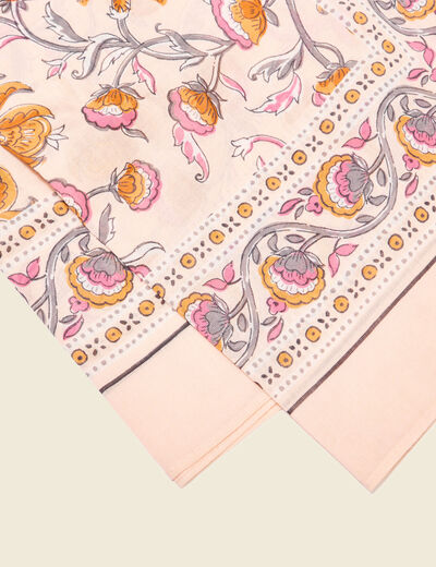 Foulard rose femme