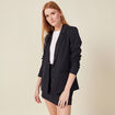 Veste blazer éco-responsable bleu femme