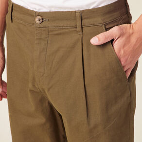 Pantalon chino taupe homme