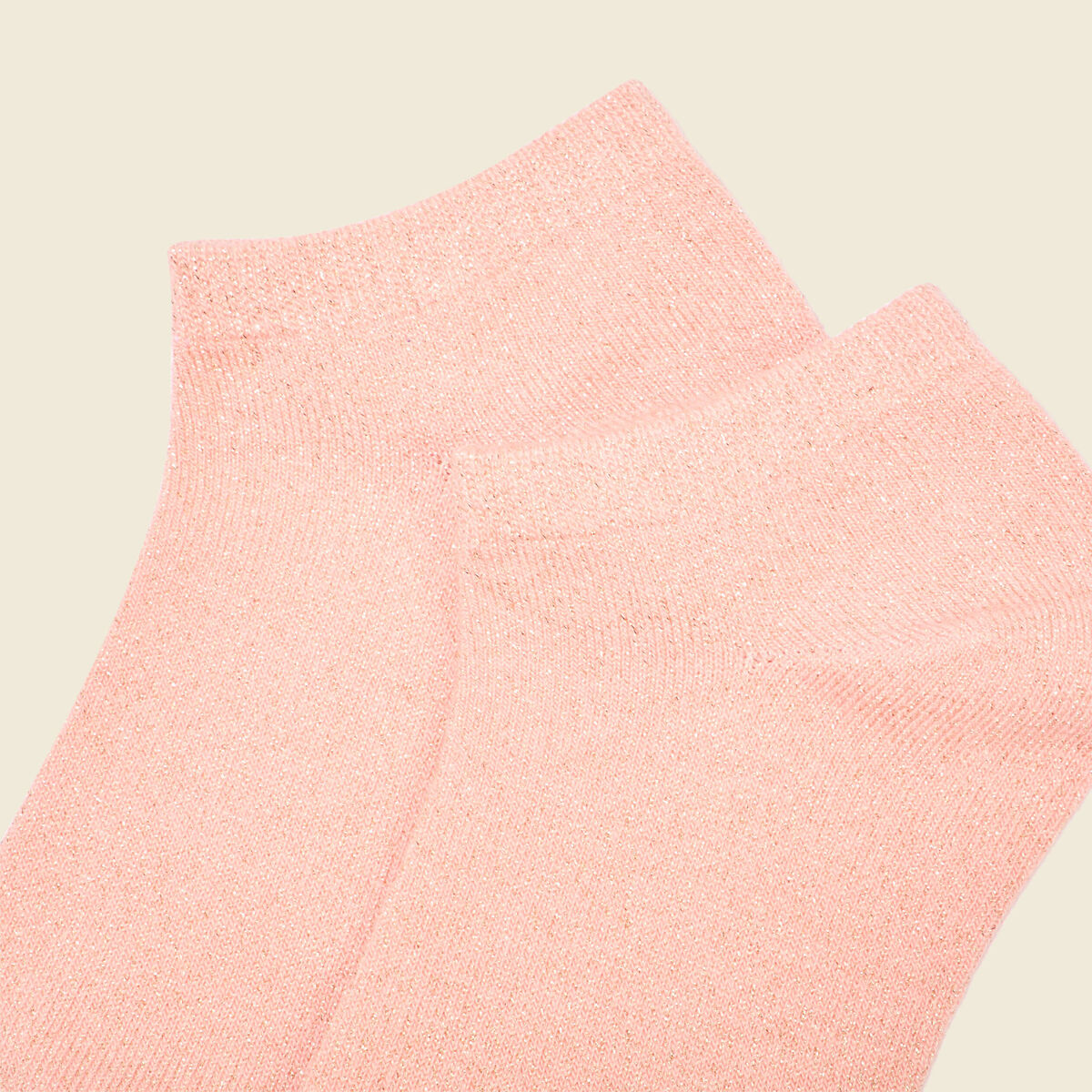 Chaussettes rose saumon femme