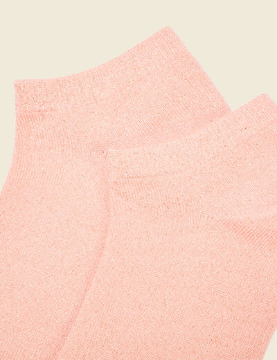 Chaussettes rose saumon femme