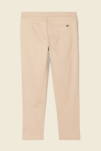 Pantalon jogging beige homme