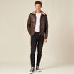 Jeans tapered 5 poches denim noir homme