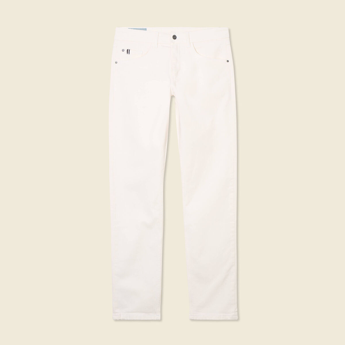 Jeans straight homme denim blanc homme