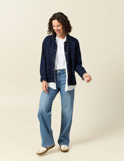 Jeans large taille standard denim used femme