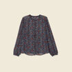 Chemise manches longues noir femme
