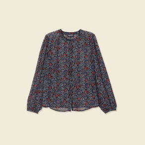 Chemise manches longues noir femme