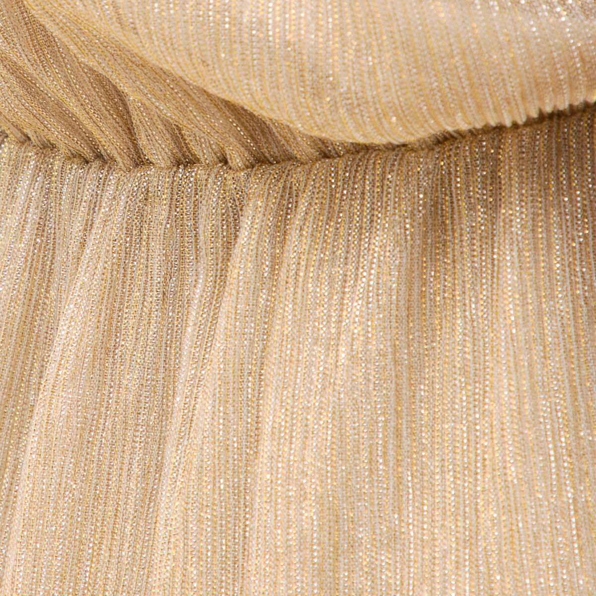 Robe manches longues doubl&eacute;e beige femme
