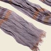 Foulard marron homme