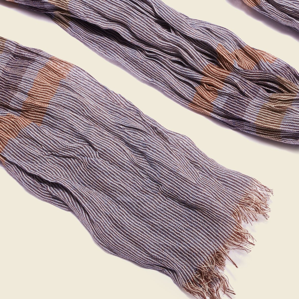 Foulard marron homme