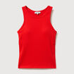 D&eacute;bardeur 2 en 1 avec brassi&egrave;re int&eacute;gr&eacute;e rouge femme