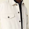 Veste boutonnée sable homme