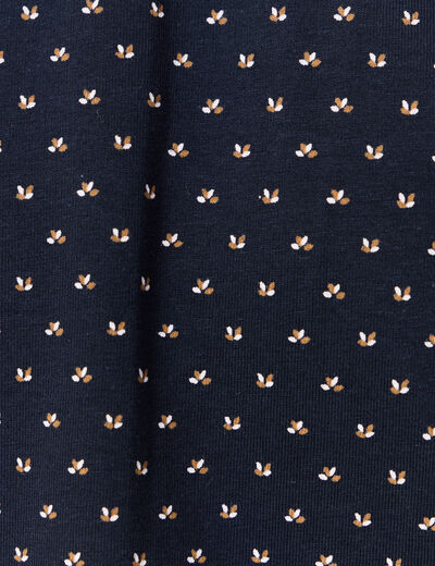 Polo éco-responsable bleu marine homme