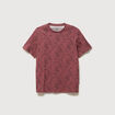 T-shirt manches courtes rose cerise homme