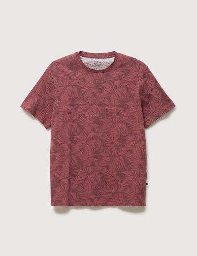 T-shirt manches courtes rose cerise homme