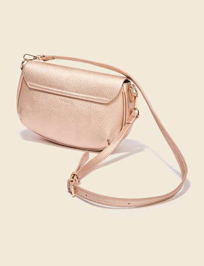 Sac à rabat rose clair femme