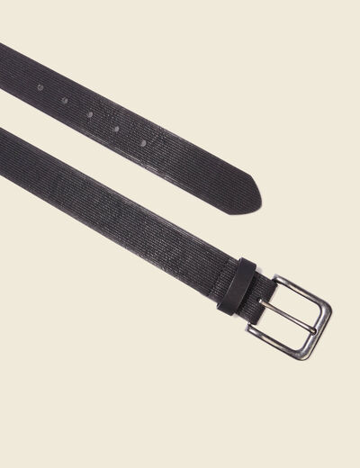Ceinture noir homme