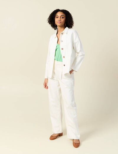 T-shirt manches courtes vert clair femme