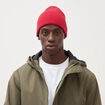 Bonnet rouge fonc&eacute; homme