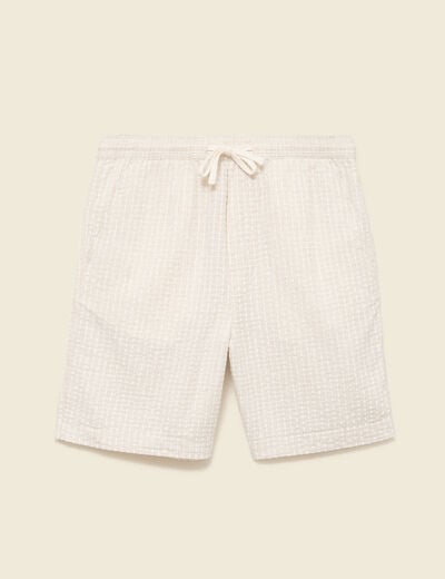 Short beige homme