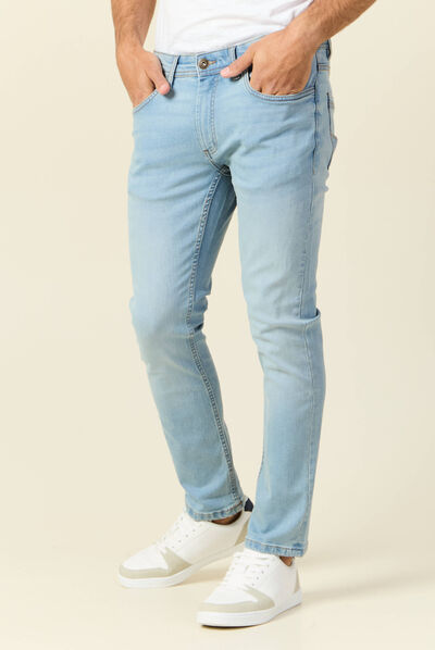 Jeans slim éco-responsable denim used homme