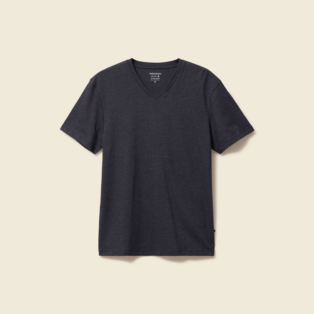 T-shirt manches courtes homme bleu fonc&eacute; homme