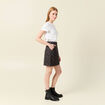 Jupe droite multicolore femme