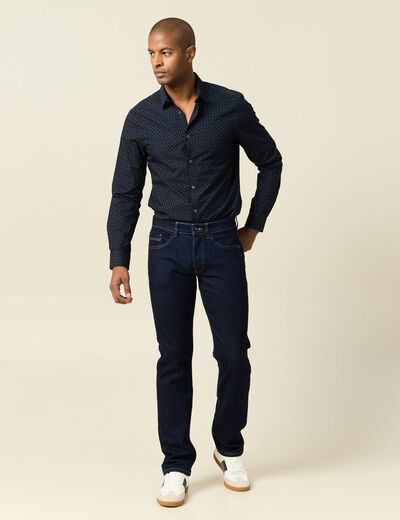 Chemise bleu marine homme