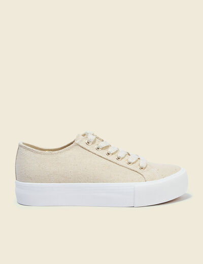 Tennis ecru femme