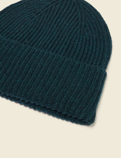 Bonnet vert fonc&eacute; homme