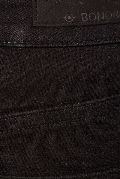 Jeans slim éco-responsable denim noir femme