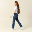 Jeans bootcut denim stone femme