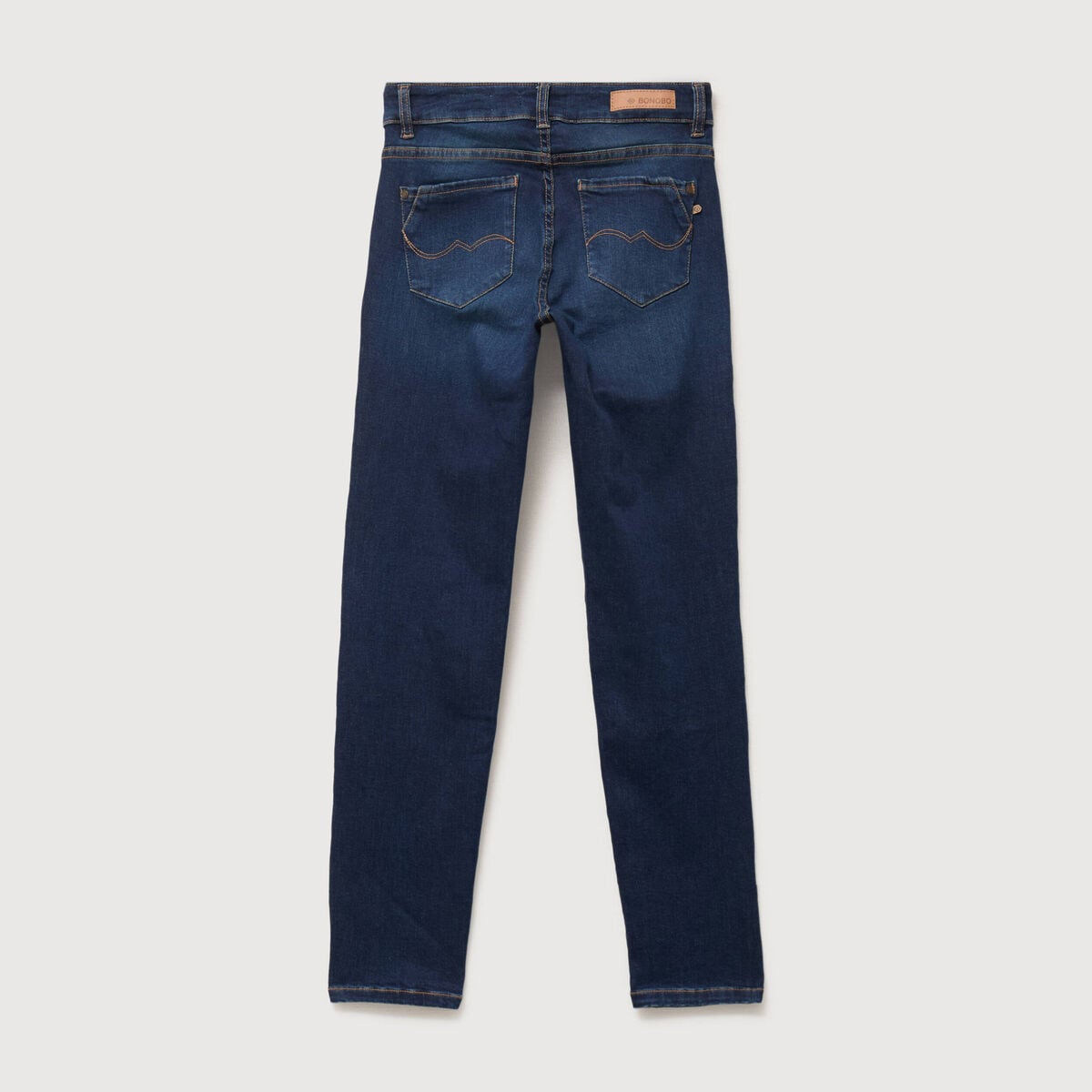 Jeans slim 7/8&egrave;me denim brut femme