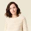 Pull manches longues ecru femme