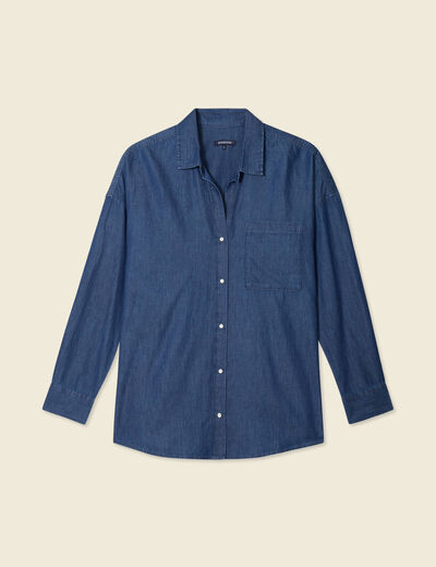 Chemise en jean denim used femme