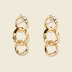 Boucles d'oreilles couleur or femme