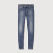 Jeans skinny push-up taille standard denim stone femme