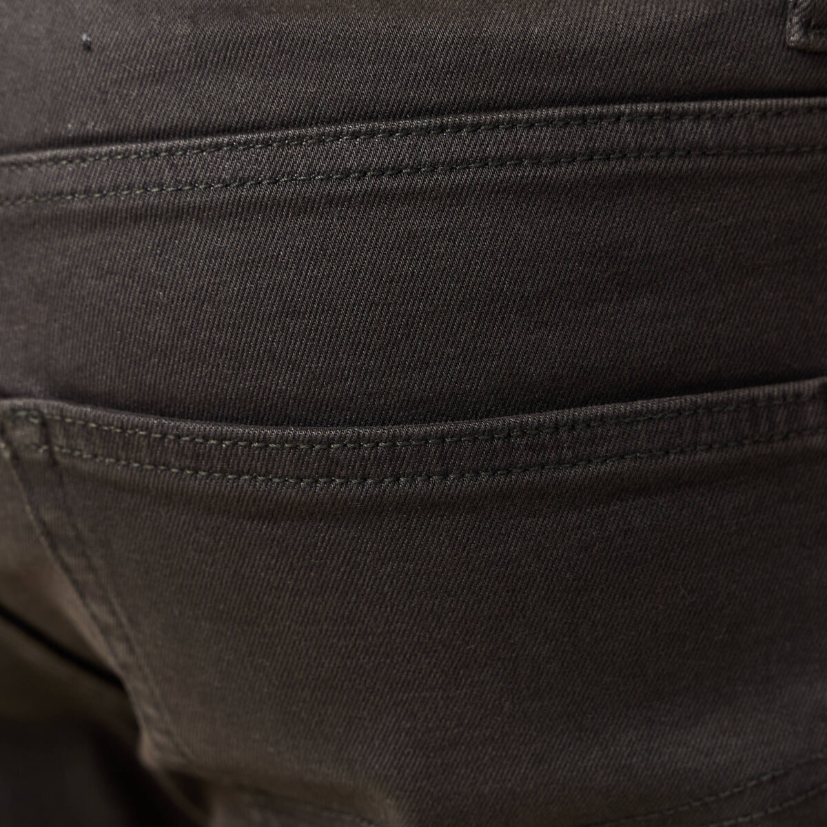 Jeans slim 5 poches marron homme