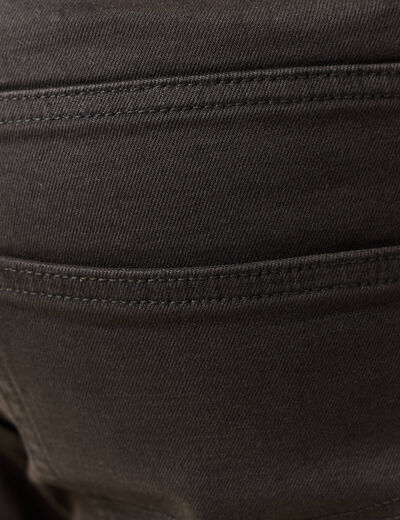 Jeans slim 5 poches marron homme