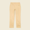 Pantalon chino cigarette beige femme